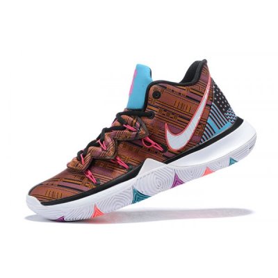 Nike Erkek Kyrie 5 Metal Kırmızı / Mavi Basketbol Ayakkabısı Türkiye - 3K19BY3F